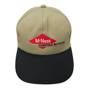 McNess Livestock Nutrition Snapback Cap Hat Trucker Farmer Rancher K Products